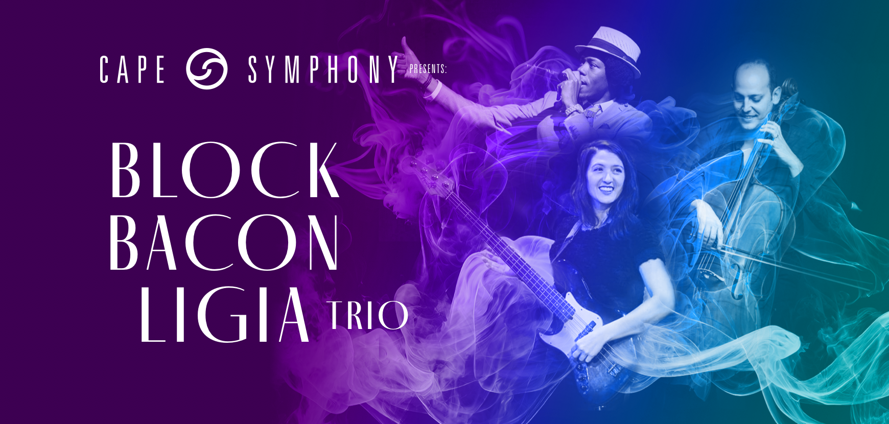 Cape Symphony Presents Block Bacon Ligia Trio in April 2023 