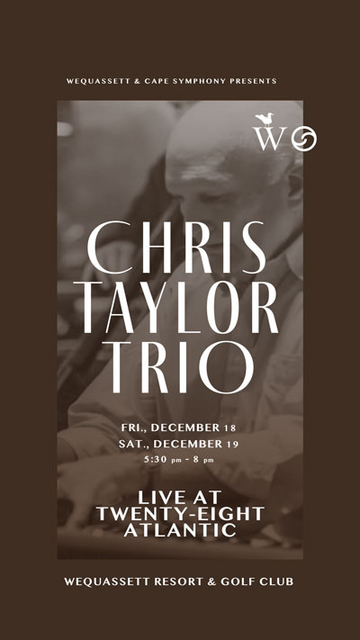 Chris Taylor Trio A Taste of Jazz