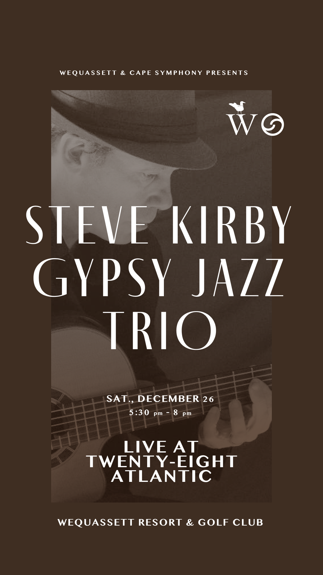 Steve Kirby Gypsy Jazz Trio A Taste of Jazz