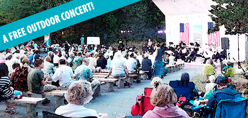 Enjoy an outdoor concert at the National Seashore with the Cape Symphony.