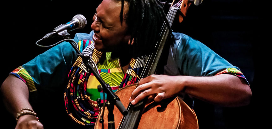 Abel Selaocoe performs in Passport to Africa, January 2020
