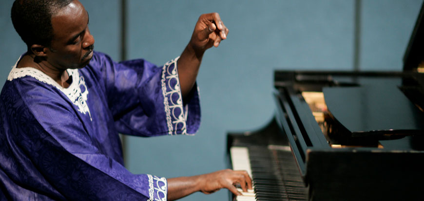 William Chapman Nyaho performs in Passport to Africa, January 2020