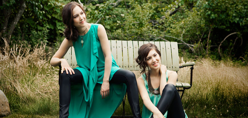 Christina and Michelle Naughton perform with the Cape Symphony in April 2020
